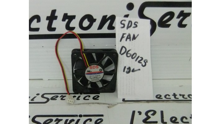 SDS D6012S fan